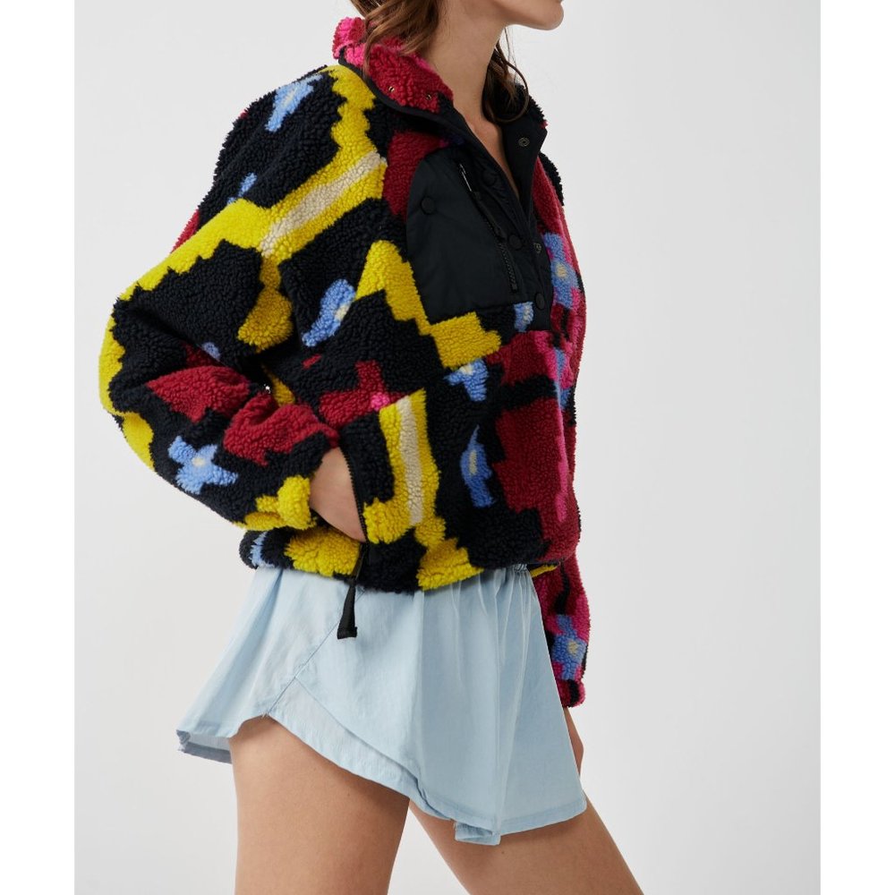 🎉LAST CHANCE🎉 FP MOVEMENT Rocky Ridge Pullover Jacket / Moroccan Night Combo - Picture 3 of 5